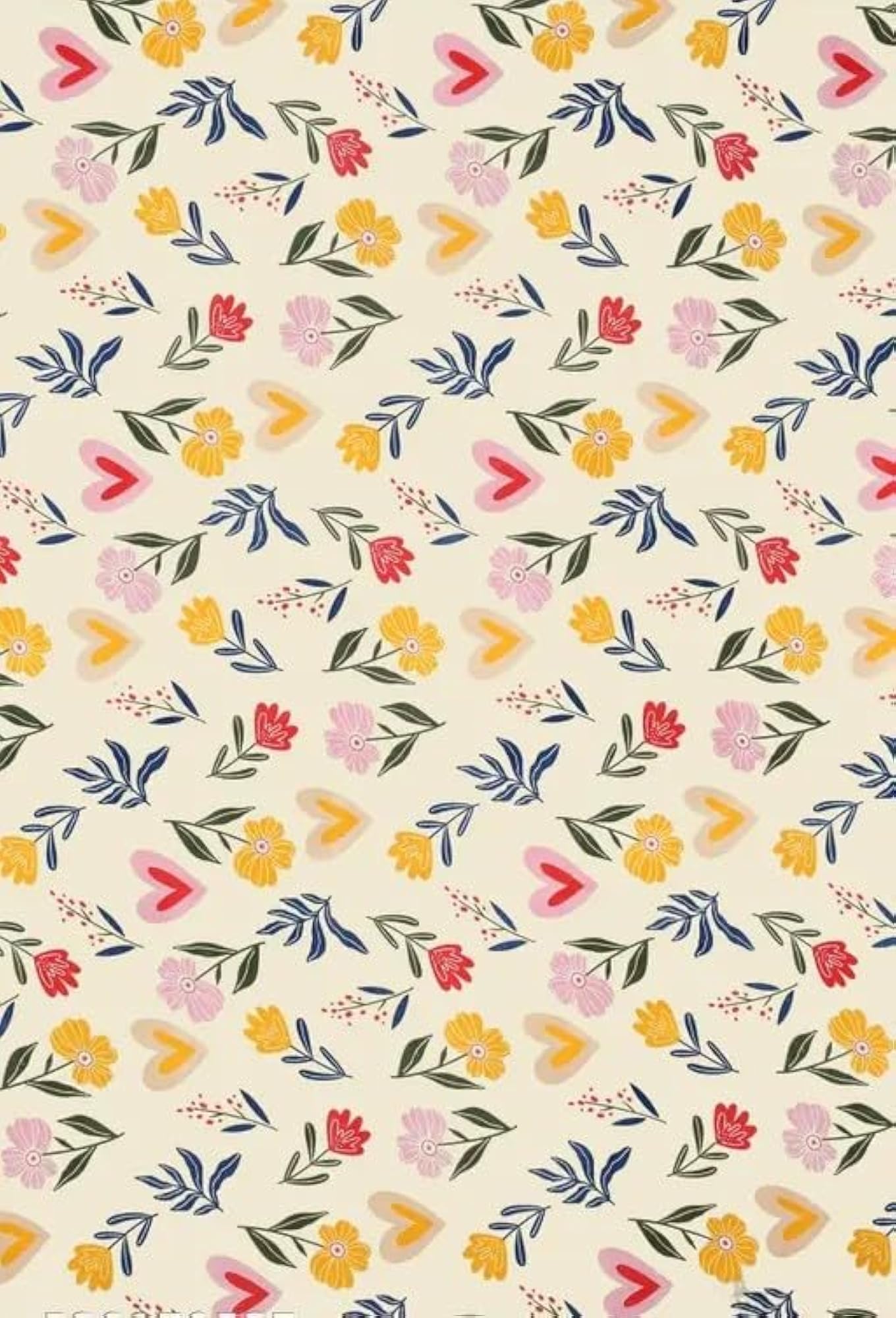 White Floral Printed Single Flat Bedsheet with Pillow Cover